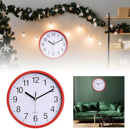 Wall Clock Large, Nonticking Decorative Classic Wall Clock Decorative, Battery by Unknown