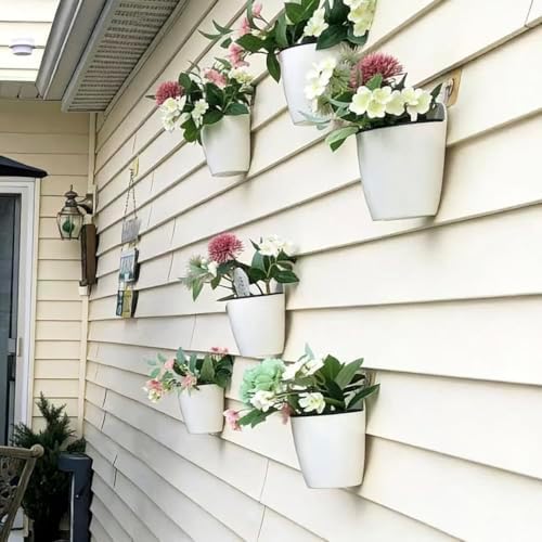 3 Pack Self Watering Wall Hanging Planter Pots Vertical Garden Window Hang - Image 2