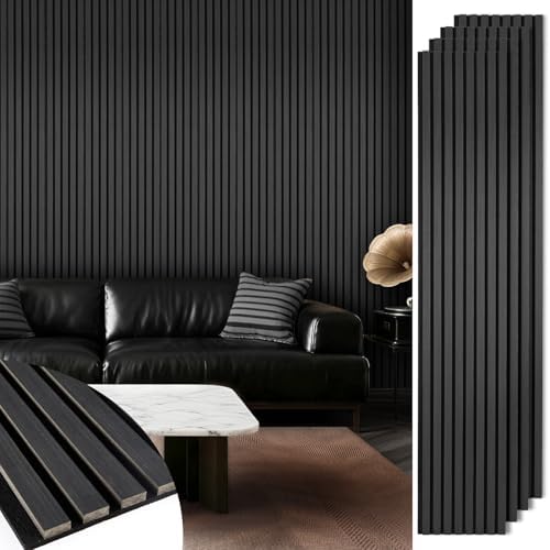 Acoustic Wood Slat Panels, Soundproof Wooden Wall Panels, 3D Fluted Panel by LARWORKS