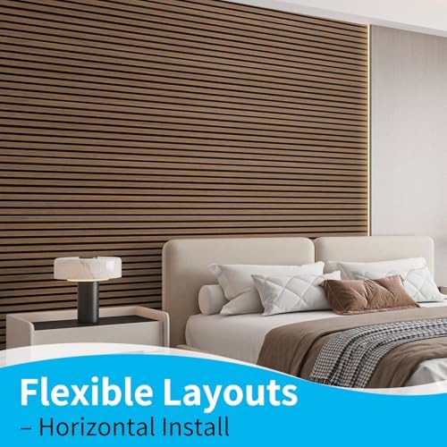 Art3d 94.5 x 12.8 Inch Soundproof Wood Textured Wall Panels - Image 4