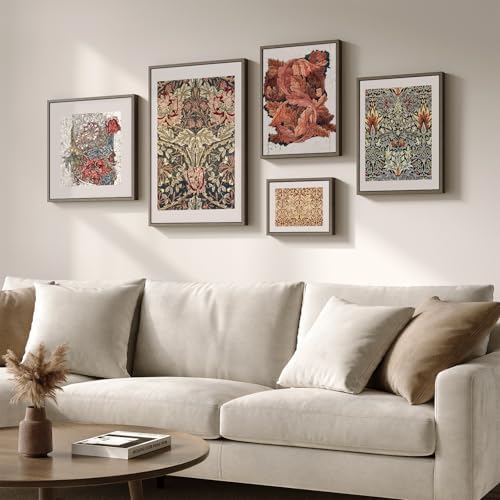 Large Framed William Morris Vintage Wall Art - Image 2