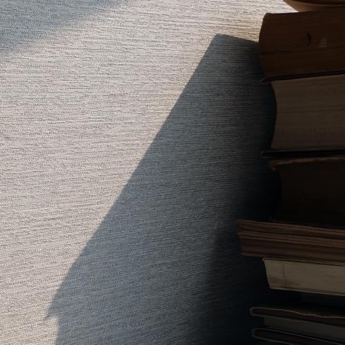 Grasscloth Peel & Stick Real Woven Striped Textured Wallpaper - Image 4