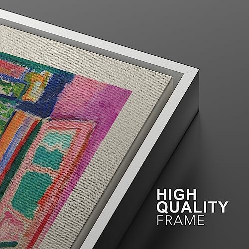 MUDECOR Framed Canvas Print Wall Art Set Henri Matisse Exhibition Posters Fine - Image 5