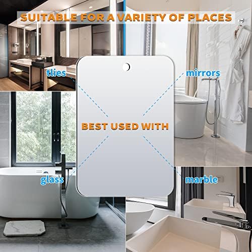 Shaving Mirror, Unbreakable Shower Mirrors, Bathroom Handheld Mirror - Image 6