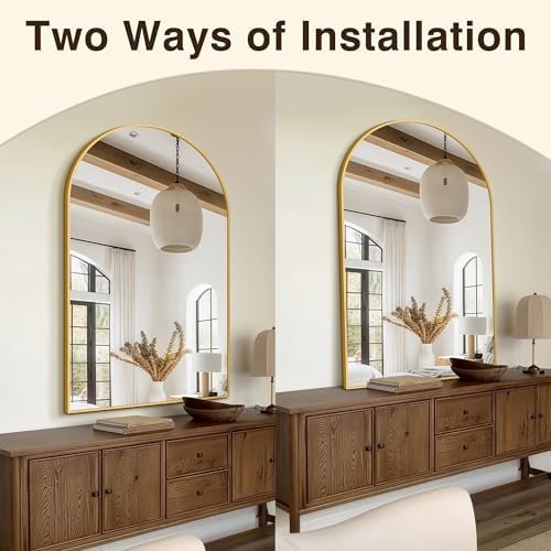 FICTOR 30" x 50" Arched Bathroom Vanity Mirror - Image 5