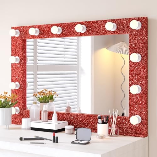 Sparkle Red Glitter Wallpaper Stick and Peel Glitter Contact Paper 15.7"x160" - Image 6