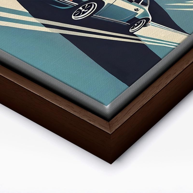 InkFlow Posters Vintage Sports Car Canvas Poster - Image 2
