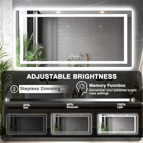 EchosLife 72"x36" Bathroom Mirror - Image 6