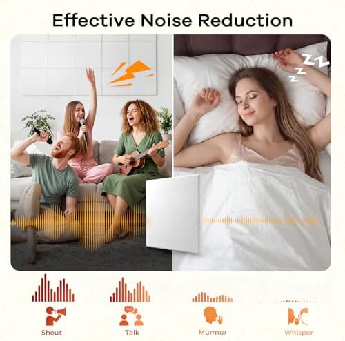Square Acoustic Panels Soundproof Wall Panels, 12″ × 12″ × 0.4″ High-Density - Image 4