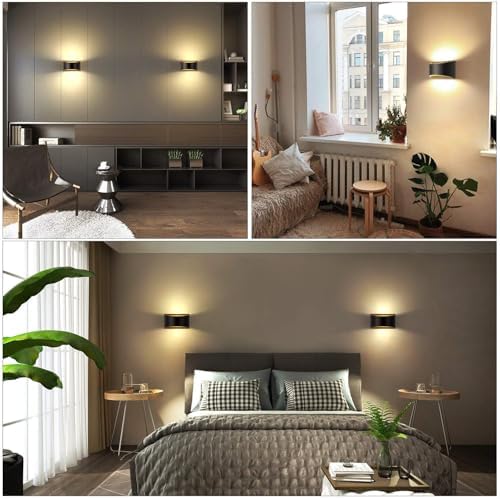 Lightess LED Wall Sconce Light Black - Image 5