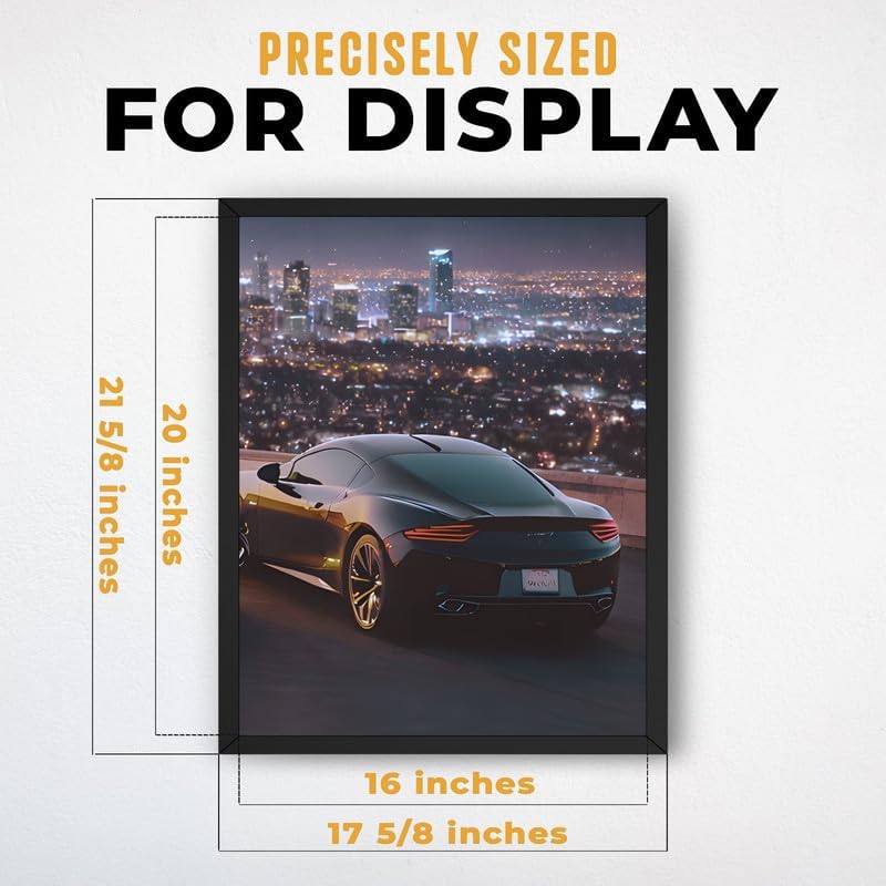 InkFlow Posters Luxury Sports Car Canvas Poster - Image 3