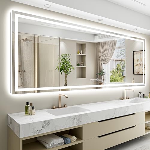 110x40 LED Bathroom Mirror by YEELAIT