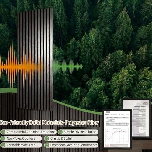 3D Acoustic Wall Panels for Appeal and Effective Noise Reduction 4.7x5.9 in - Image 2