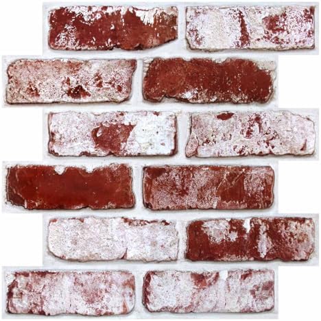 3D Faux Brick Wall Panels Peel and Stick, Designed by SMOOSTIKCDECOR