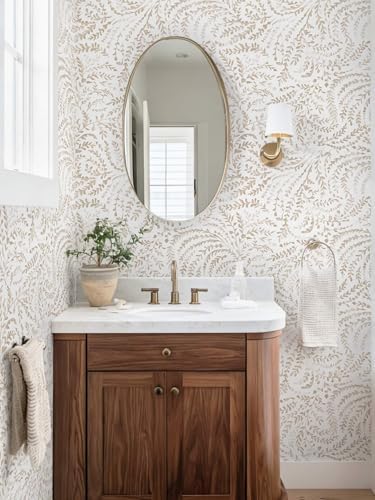 Ismoon Boho Peel and Stick Wallpaper Beige Neutral Farmhouse Contact Paper - Image 3