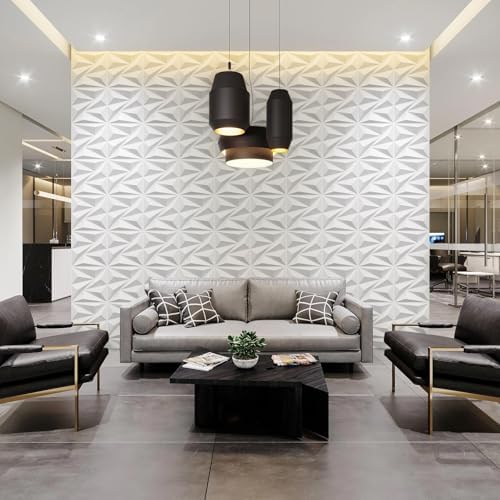 STICKGOO 3D Wall Panels Diamond, 33 Pack - Image 2