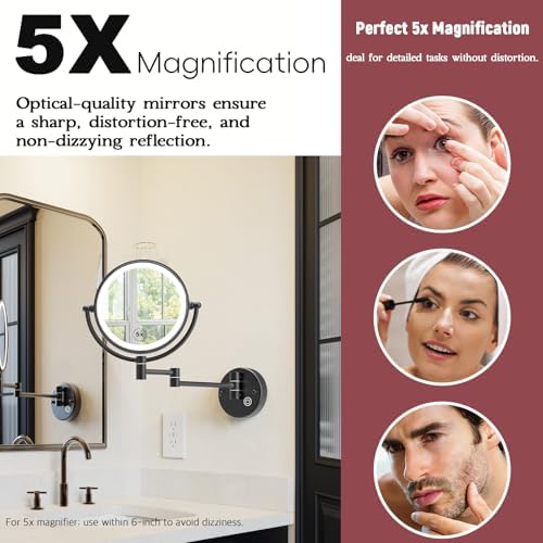 Wall Mounted Makeup Mirror - Image 4