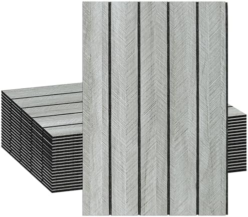3D Wall Panels, 20 Pack, 11.8" x 7.9", Wood Grain by PGVALXOR