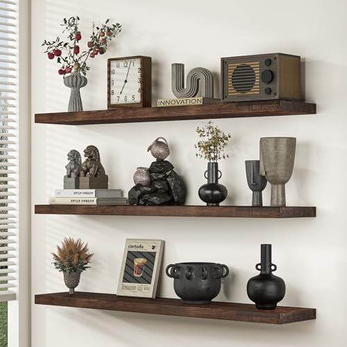 Fun Memories Floating Shelves for Wall, Heavy-Duty Wall Mounted Shelves - Image 2