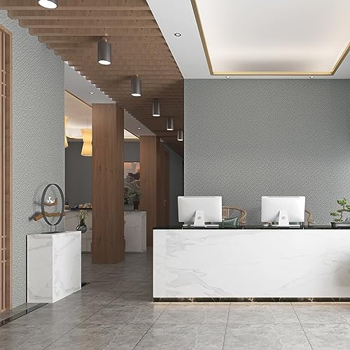 Haimin Fabric Wallpaper Textured Contact Paper Grasscloth Wallpaper - Image 5