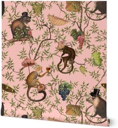 Spoonflower Antique Chinoiserie Peel and Stick Wallpaper by Spoonflower