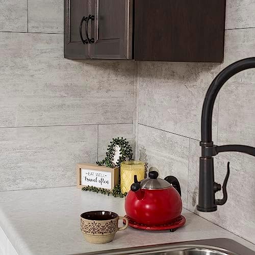 Palisade Interlocking Vinyl Waterproof Wall/Backsplash Tiles - Image 3