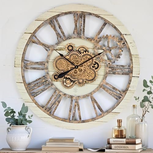 ImprovingLife The Gears Clock 36'' Inch Real Moving Gear Wall Clock Vintage by THEGEARSCLOCK