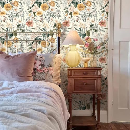 Livebor Vintage Floral Peel and Stick Wallpaper - Image 2