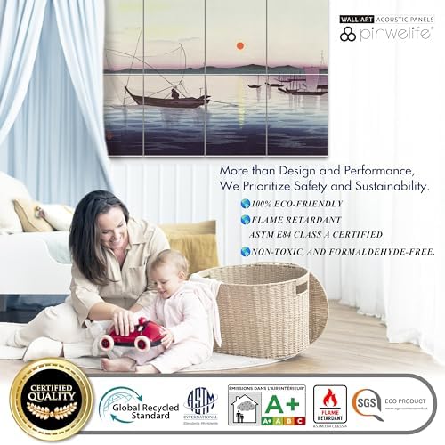 PINWELIFE® Masterpiece Acoustic Art Panels, Decorative Acoustic Wall Art - Image 5