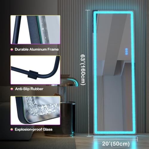 LVSOMT 63 x 20 in Full Length Mirror - Image 2