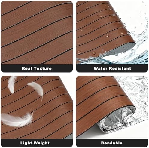 3D Wall Panels Peel and Stick – 15.74"x288"/24FT PVC Faux Wood Grain Texture - Image 6