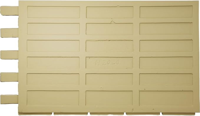EverStone Aged Brick Faux Brick Panel, 46 7/8"W x 27"H x 1 1/4"D, Rustic White - Image 5