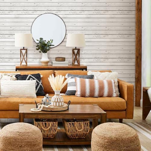 Commomy 3D Faux Wood Wall Stickers Peel and Stick 10 Pcs 11.8" x 11.8" - Image 7
