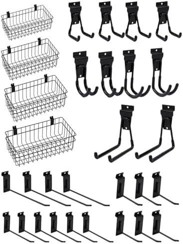 Slatwall Accessories Slatwall Hook Slat Wall Hanging Hook Garage, Slat Wall by FRAYSCENT