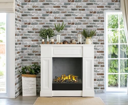 Guvana 17.3"×118" Brick Wallpaper Brick Peel and Stick Wallpaper - Image 6