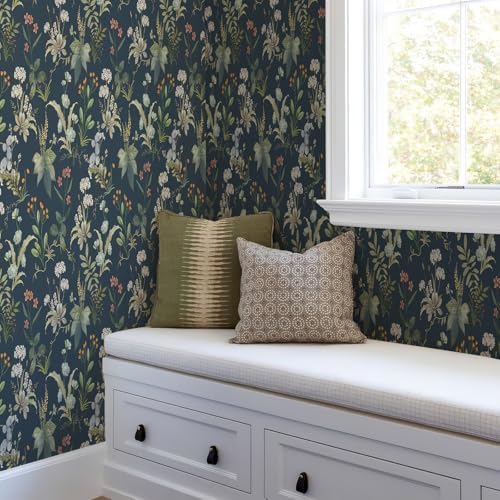 Simon&Siff Vintage Floral Peel and Stick Wallpaper 480" x 17.3" - Image 6
