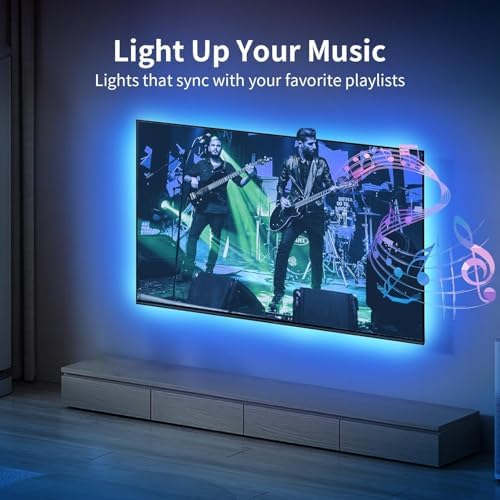 KSIPZE LED Lights for TV, 16.5ft TV led Backlight for 45-75 Inch TVs RGB TV - Image 6