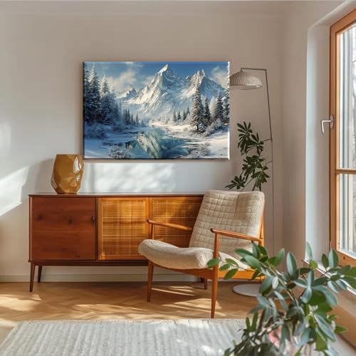 Serene Landscape Canvas Wall Art - Image 4