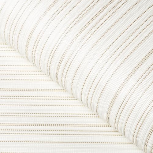 FunStick 15.8"x240" White Beige Geometric Wallpaper by FunStick