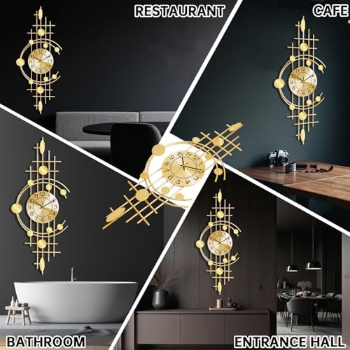 Wall Clock for Living Room, Silent Quality Quartz Battery Operated, Bedroom - Image 6