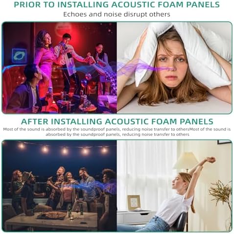 2 Pack 48" X 24" X 2" Sound Proof Foam Panels - Image 5