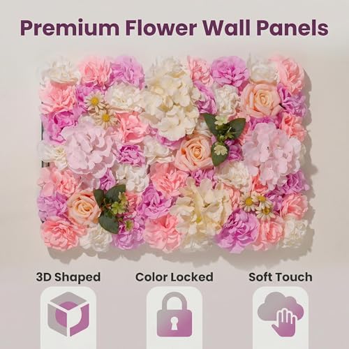 Flower Wall Backdrop 6 Panels16×24 Inch - Image 7