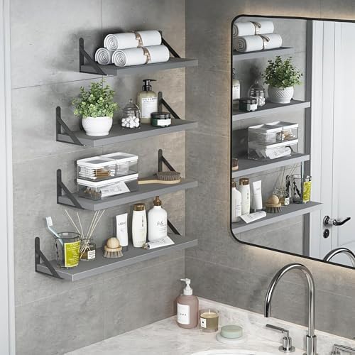 YGEOMER 4 Different Sizes Floating Shelves - Image 7