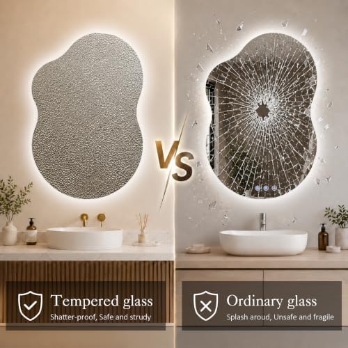 Saliwa Cloud LED Mirror for Bathroom - Image 6