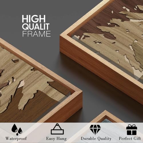BINCUE Large Mountain Wall Art Framed Boho Wall Decor Mountain Artwork - Image 6