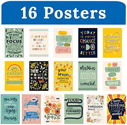 Carson Dellosa Motivational Poster Set, Inspirational Classroom Wall Decor - Image 2