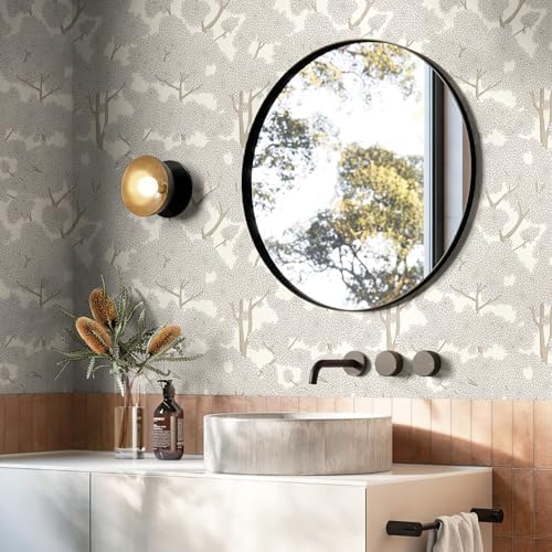 JiffDiff Tree Wallpaper Peel and Stick Jungle Wall Paper Forest Mural Stick on - Image 5