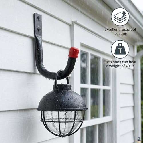 24 Pcs Heavy Duty Garage Hooks 3.5" Iron Utility Hook - Image 7
