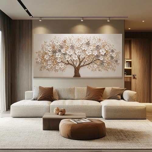 Elegant Tree Of Life Large Canvas Art Wall Decor - Image 5