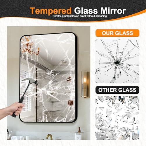 Delma Bathroom Vanity Mirror - Image 6